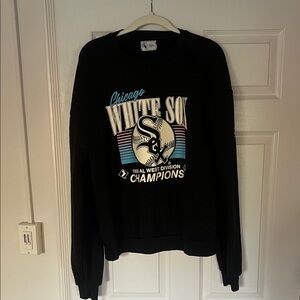 Black White Sox Champions Men's Sweater